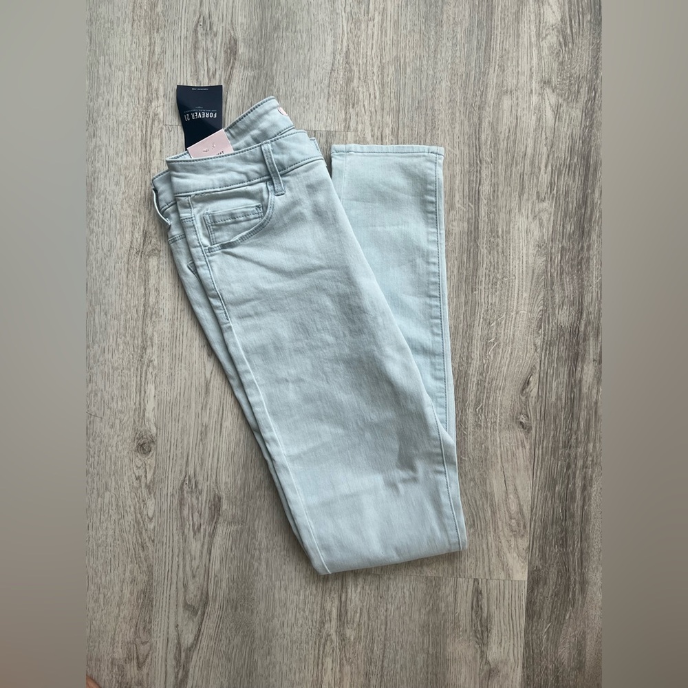 Forever 21 Mid Rise Skinny Jeans